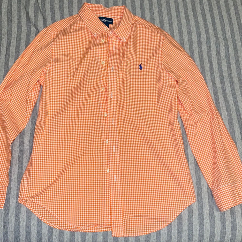 Boys Polo by Ralph Lauren Button Down Shirt Size Youth Large